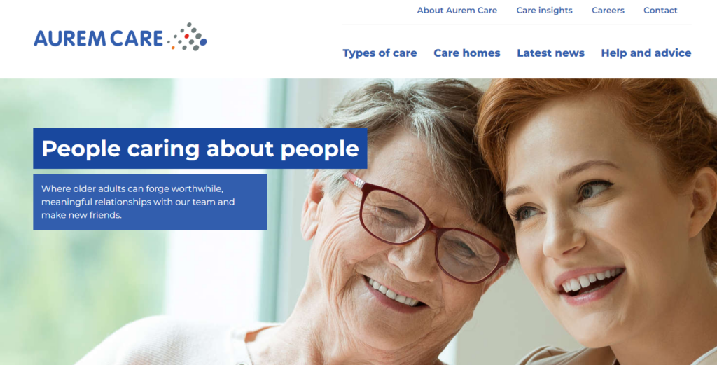 Introducing the New Aurem Care Website: People caring about people